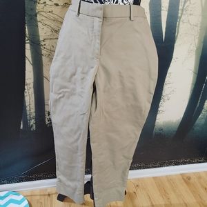 Khaki Gap Slim Crop Pants